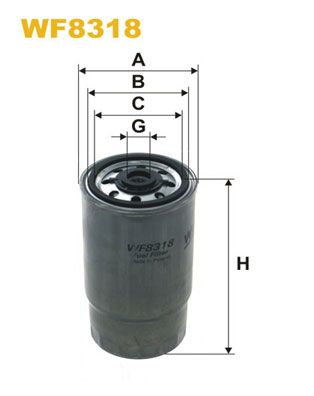 WIX FILTERS Kütusefilter WF8318